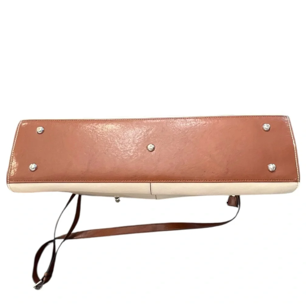 Cluci Leather Briefcase Women Laptop Bag 16.5 In Business Shoulder Strap Classic - Picture 15 of 16